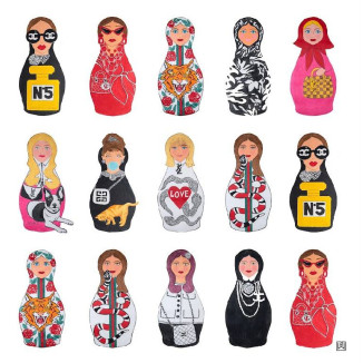 Foulard "Matrioschka"